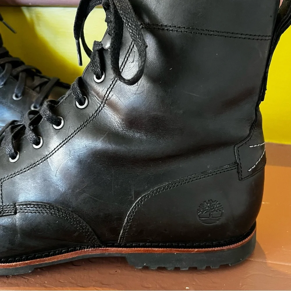 Timberland Black Leather Men's Ankle Boots - Picture 7 of 10